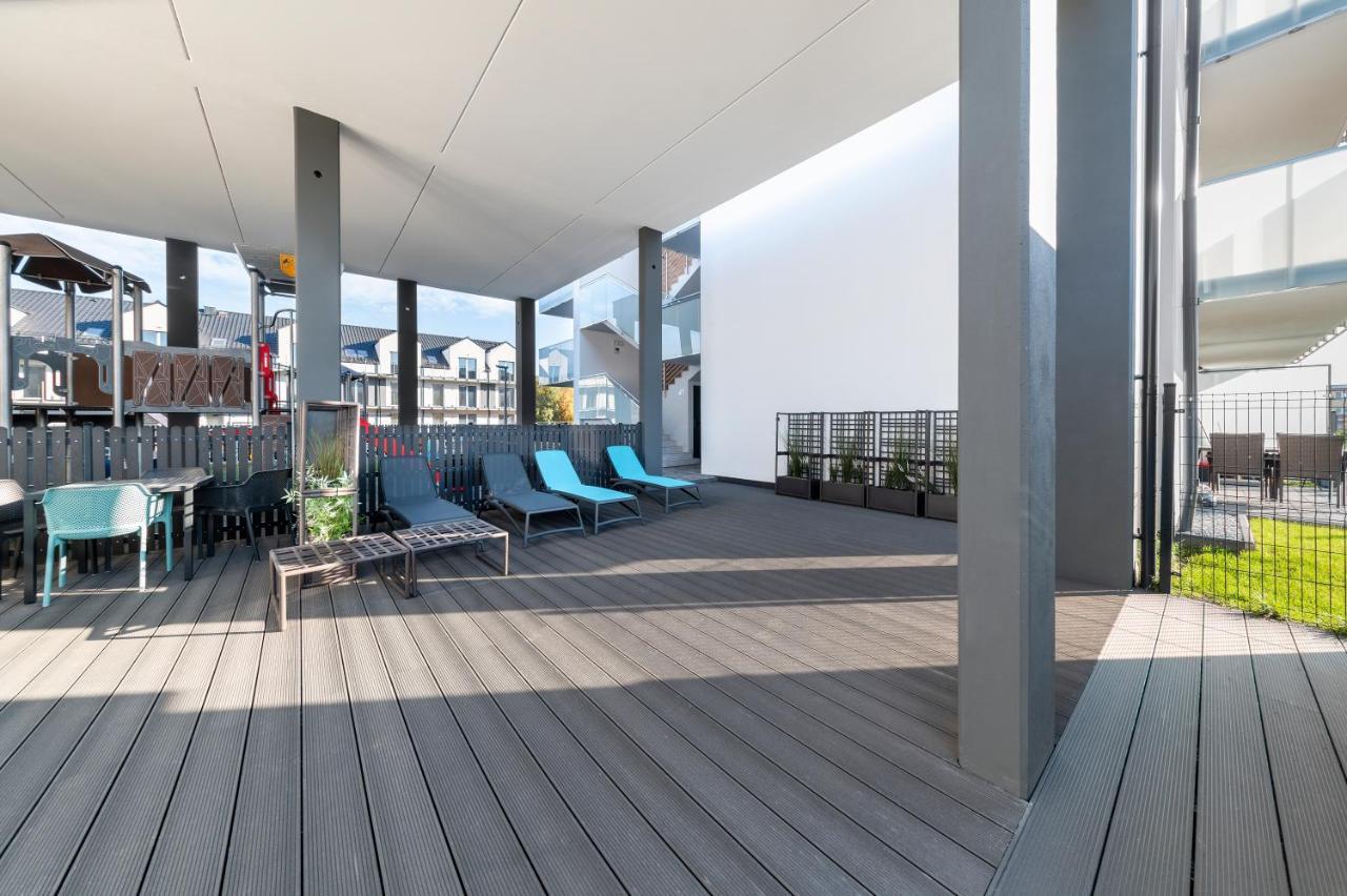 Blue Mare Posesja Kapitanska 70M Beach, Parking, Rowery Grzybowo  Buitenkant foto